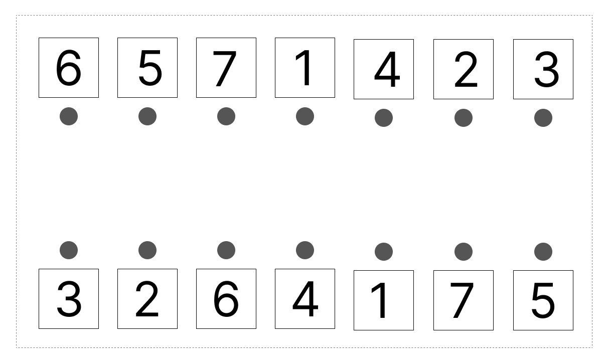 8はいくつといくつ - 3 [ 1 ] 8に なる かずを せんで むすびましょう。の図