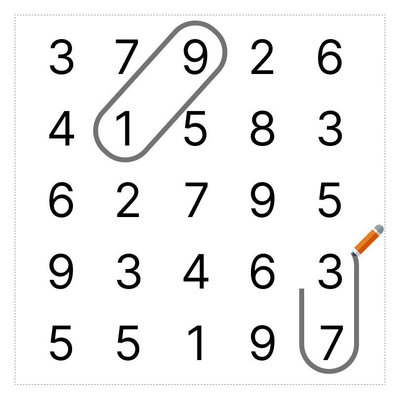 10はいくつといくつ - 3 [ 1 ] 2つの かずで 10を つくりましょう。の図