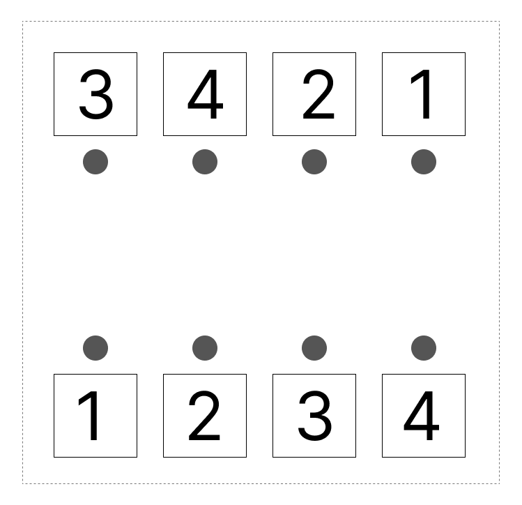 5はいくつといくつ - 3 [ 1 ] 5に なる かずを せんで むすびましょう。の図