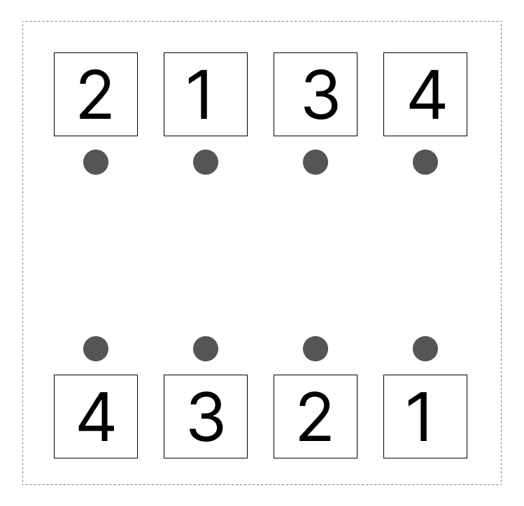 5はいくつといくつ - 3 [ 1 ] 5に なる かずを せんで むすびましょう。の図