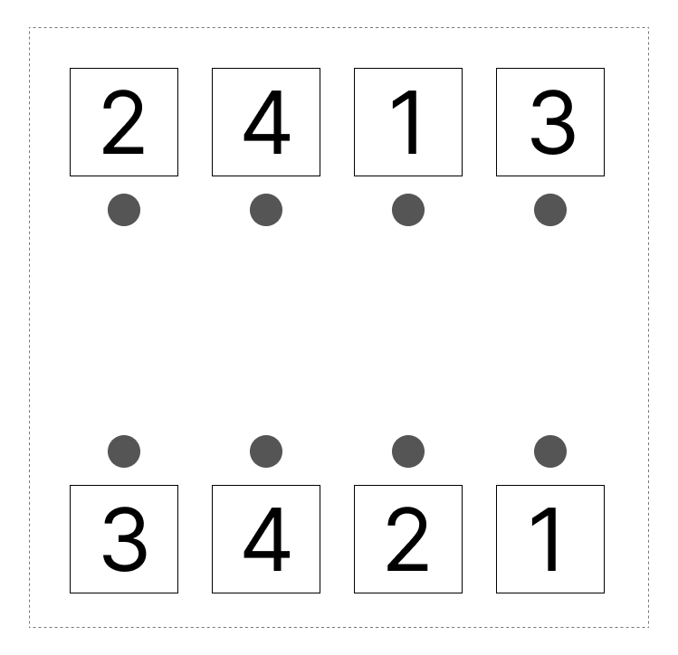 5はいくつといくつ - 3 [ 1 ] 5に なる かずを せんで むすびましょう。の図