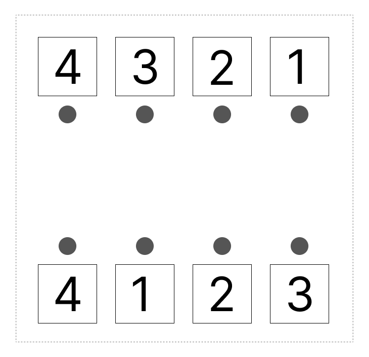 5はいくつといくつ - 3 [ 1 ] 5に なる かずを せんで むすびましょう。の図