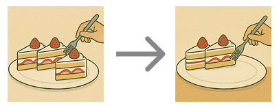 0の引き算 [ 1 ] ぶんしょうを よんで ひきざんの しきと こたえを かきましょう。の図