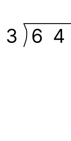 筆算で余りのある割り算 - 1 [ 1 ] 筆算でわり算をしましょう。の図