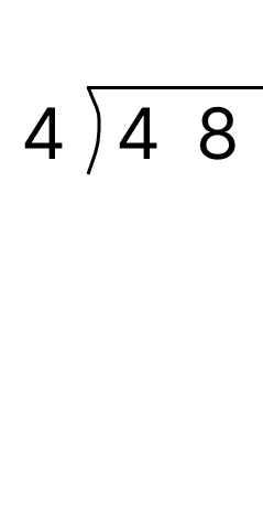 筆算で余りのある割り算 - 1 [ 1 ] 筆算でわり算をしましょう。の図
