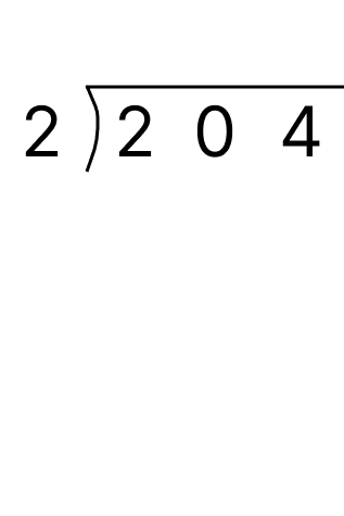 筆算で余りのある割り算 - 1 [ 1 ] 筆算でわり算をしましょう。の図
