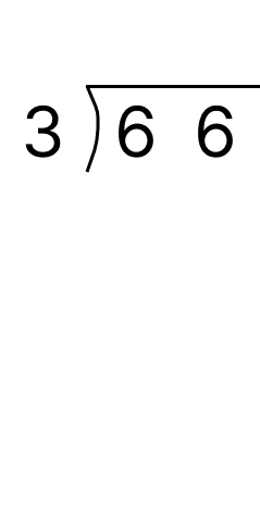 筆算で余りのある割り算 - 1 [ 1 ] 筆算でわり算をしましょう。の図