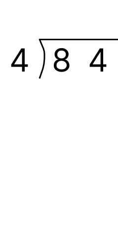 筆算で余りのある割り算 - 1 [ 1 ] 筆算でわり算をしましょう。の図