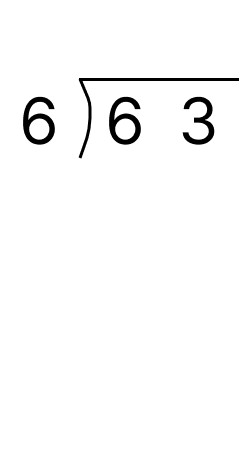 筆算で余りのある割り算 - 1 [ 1 ] 筆算でわり算をしましょう。の図