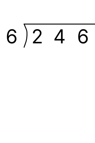 筆算で余りのある割り算 - 2 [ 1 ] 筆算でわり算をしましょう。の図