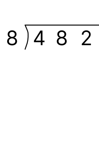 筆算で余りのある割り算 - 2 [ 1 ] 筆算でわり算をしましょう。の図