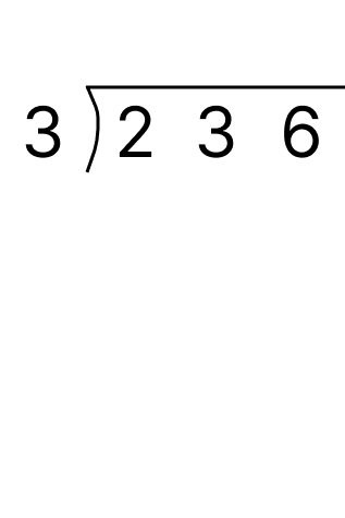 筆算で余りのある割り算 - 2 [ 1 ] 筆算でわり算をしましょう。の図