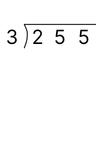 筆算で余りのある割り算 - 2 [ 1 ] 筆算でわり算をしましょう。の図
