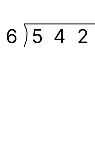 筆算で余りのある割り算 - 2 [ 1 ] 筆算でわり算をしましょう。の図