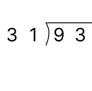 筆算で割り算 - 1 [ 1 ] 筆算でわり算をしましょう。の図