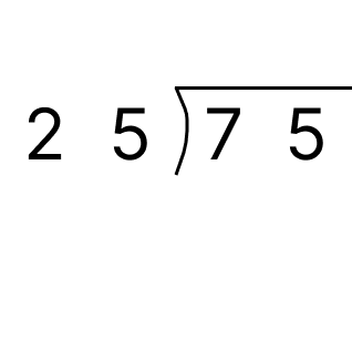 筆算で割り算 - 1 [ 1 ] 筆算でわり算をしましょう。の図