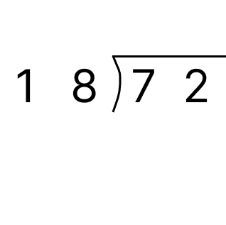 筆算で割り算 - 1 [ 1 ] 筆算でわり算をしましょう。の図