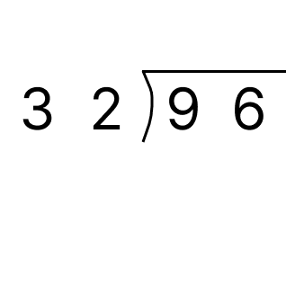筆算で割り算 - 1 [ 1 ] 筆算でわり算をしましょう。の図