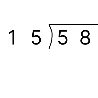 筆算で割り算 - 2 [ 1 ] 筆算でわり算をしましょう。の図