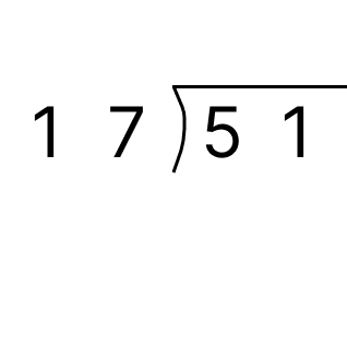 筆算で割り算 - 2 [ 1 ] 筆算でわり算をしましょう。の図