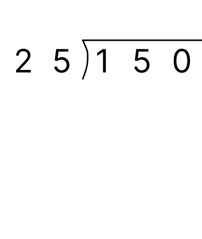 筆算で割り算 - 2 [ 1 ] 筆算でわり算をしましょう。の図