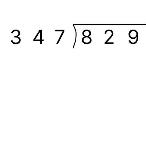 筆算で割り算 - 2 [ 1 ] 筆算でわり算をしましょう。の図