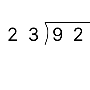 筆算で割り算 - 2 [ 1 ] 筆算でわり算をしましょう。の図