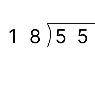 筆算で割り算 - 2 [ 1 ] 筆算でわり算をしましょう。の図
