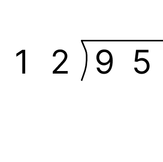 筆算で割り算 - 2 [ 1 ] 筆算でわり算をしましょう。の図