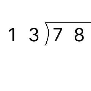筆算で割り算 - 2 [ 1 ] 筆算でわり算をしましょう。の図