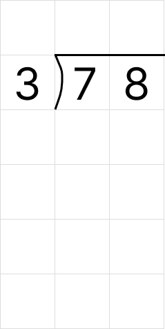 筆算で割り算 [ 1 ] 筆算でわり算をしましょう。の図