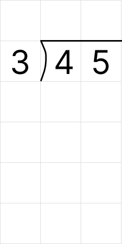筆算で割り算 [ 1 ] 筆算でわり算をしましょう。の図
