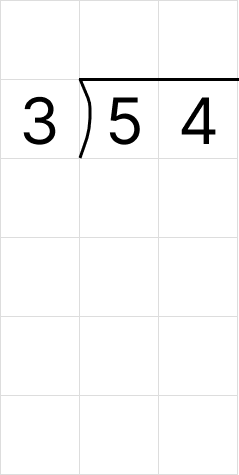 筆算で割り算 [ 1 ] 筆算でわり算をしましょう。の図