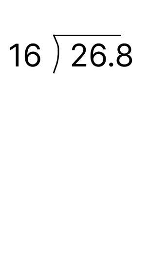 小数の割り算 - 2 [ 2 ] わりきれるまで計算しましょう。の図