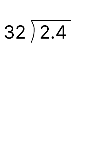 小数の割り算 - 2 [ 2 ] わりきれるまで計算しましょう。の図